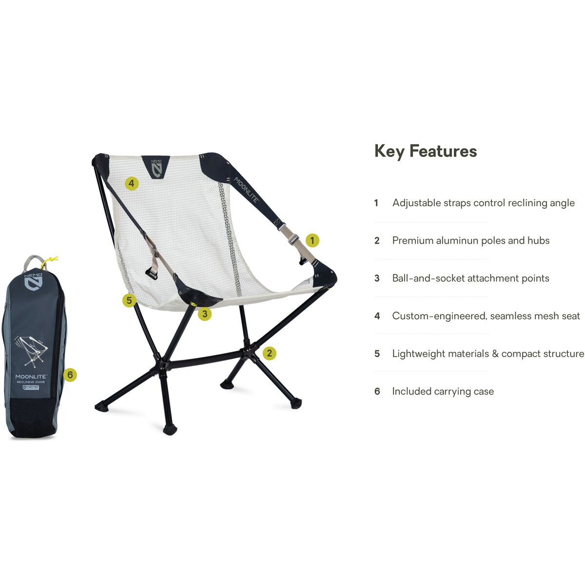 NEMO Equipment Inc. Moonlite Reclining Chair