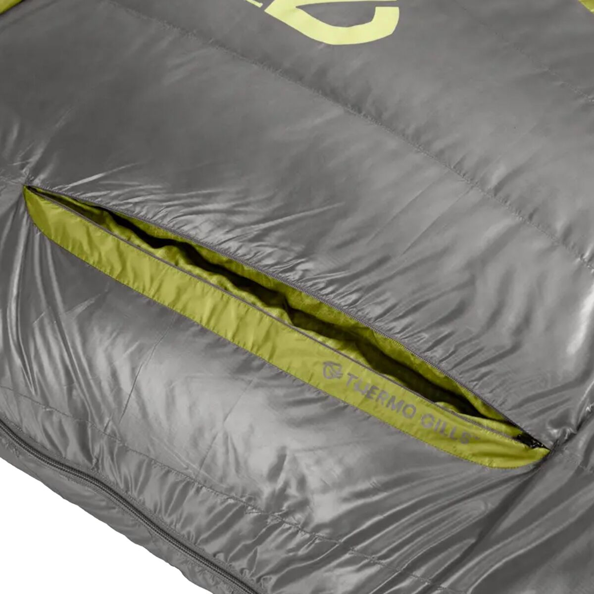 Женская сумка NEMO Equipment Inc. Riff Endless Promise Sleeping Bag: 15F Down, цвет: Титановый — фото 9
