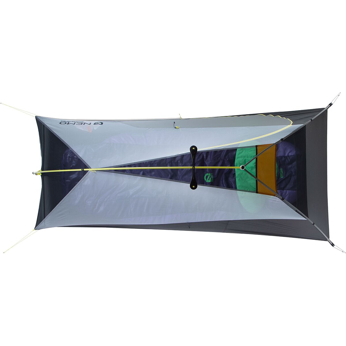 Снаряжение NEMO Equipment Inc. Hornet Osmo Tent: 1-Person 3-Season, цвет: Берёзовый / Серый — фото 4