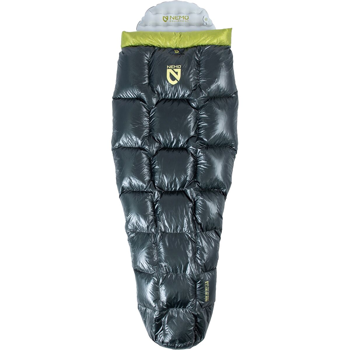 Снаряжение NEMO Equipment Inc. Pulse Endless Promise UL Quilt: 20/30F Down, цвет: Берёзовый / Серый — фото 8