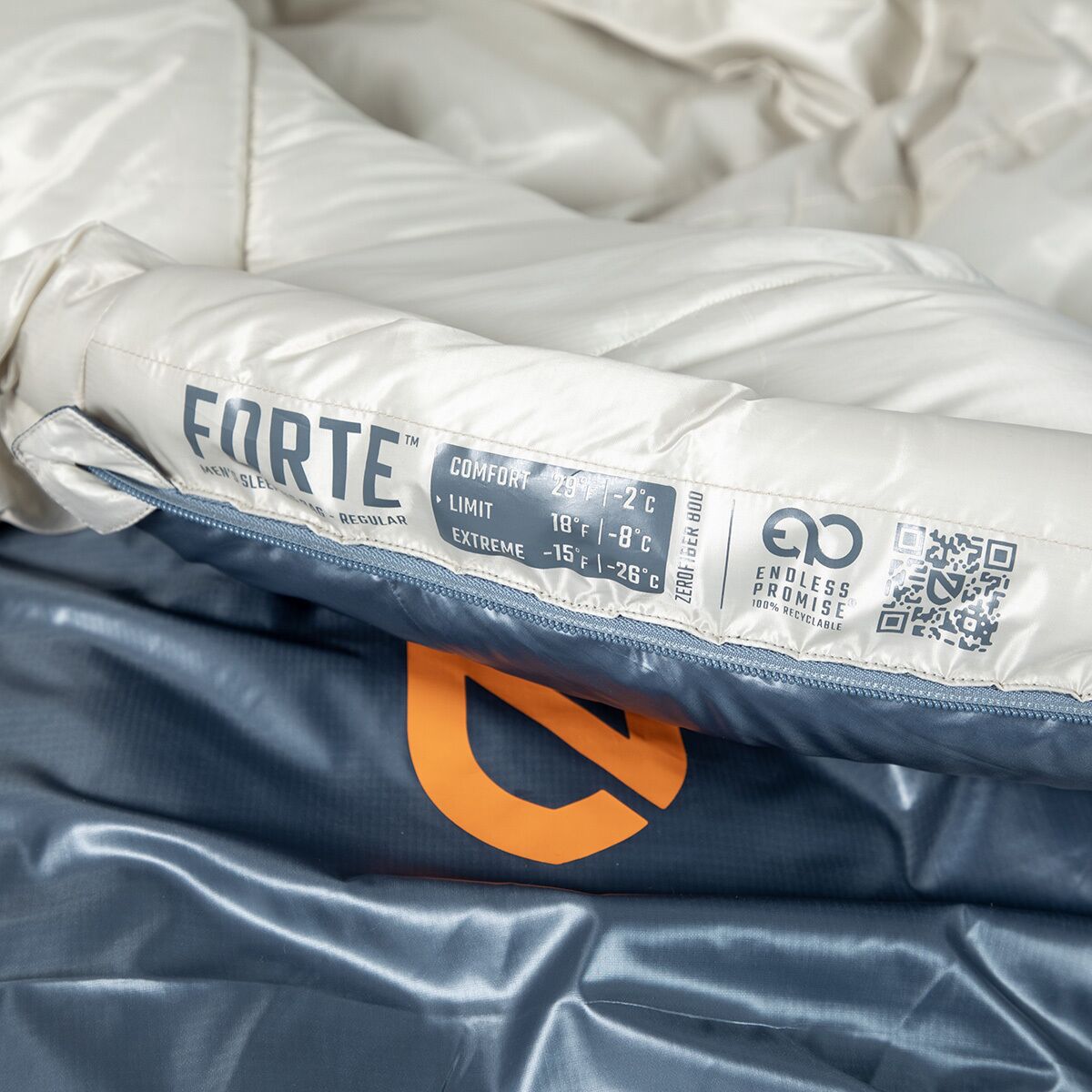 Сумка NEMO Equipment Inc. Forte Endless Promise Sleeping Bag: 20F Synthetic, цвет: Fortress/Pelican — фото 7