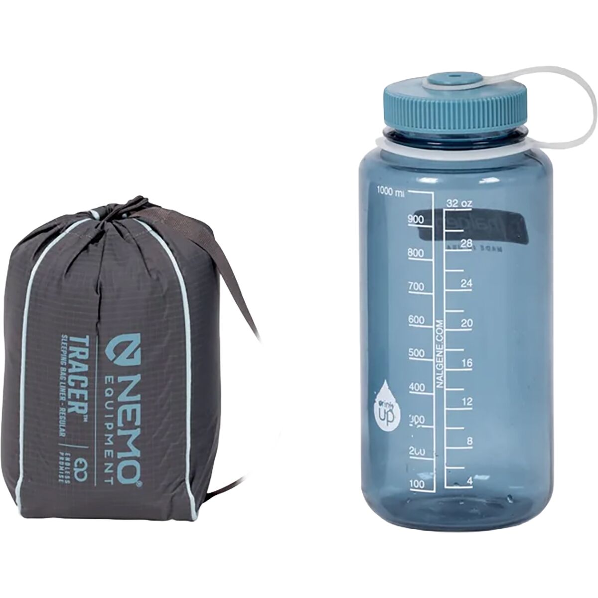 Сумка NEMO Equipment Inc. Tracer Sleeping Bag Liner, цвет: Aquifer — фото 3