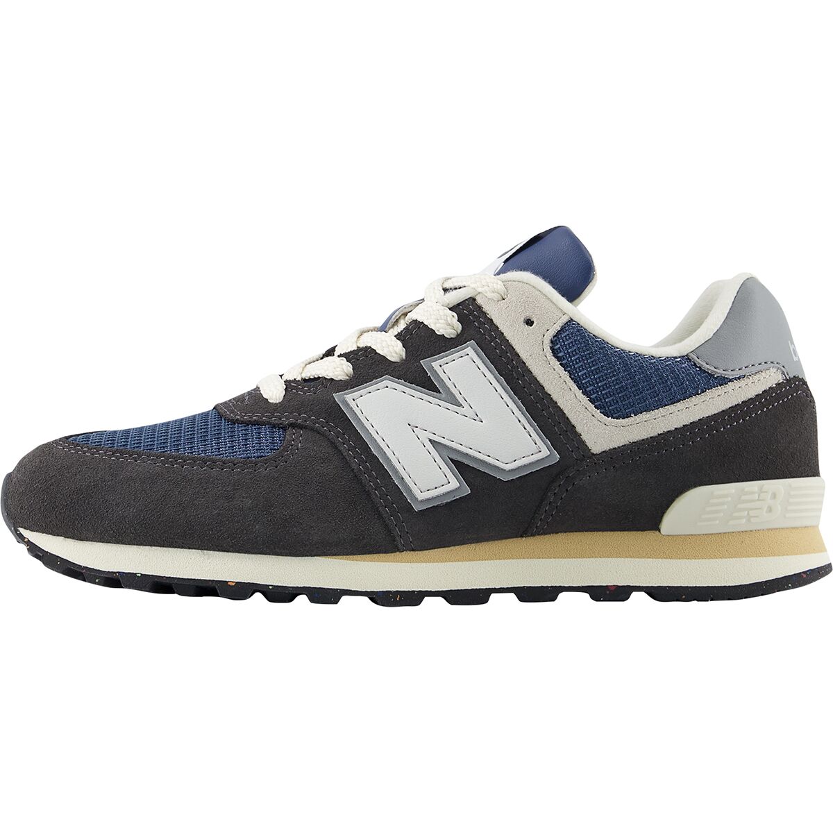 Детские кроссовки New Balance 574 Shoe, цвет: Чёрный / Сланцевый серый — фото 5