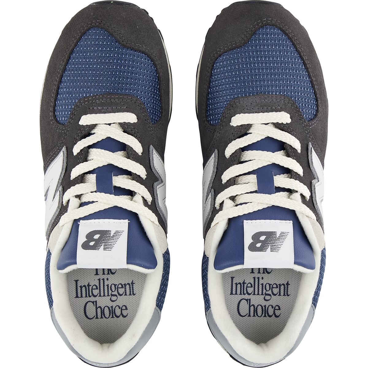 Детские кроссовки New Balance 574 Shoe, цвет: Чёрный / Сланцевый серый — фото 7