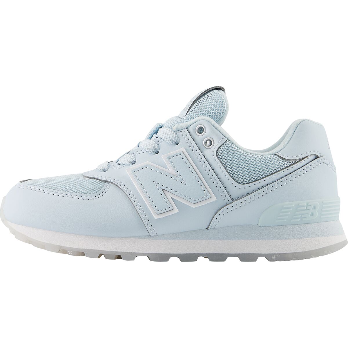 Детские кроссовки New Balance 574 Shoe, цвет: Серебряный металлик — фото 7
