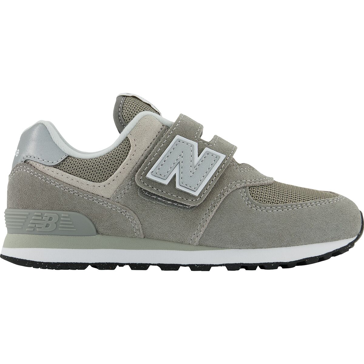 Детские кроссовки New Balance 574 Hook & Loop, цвет: Серый