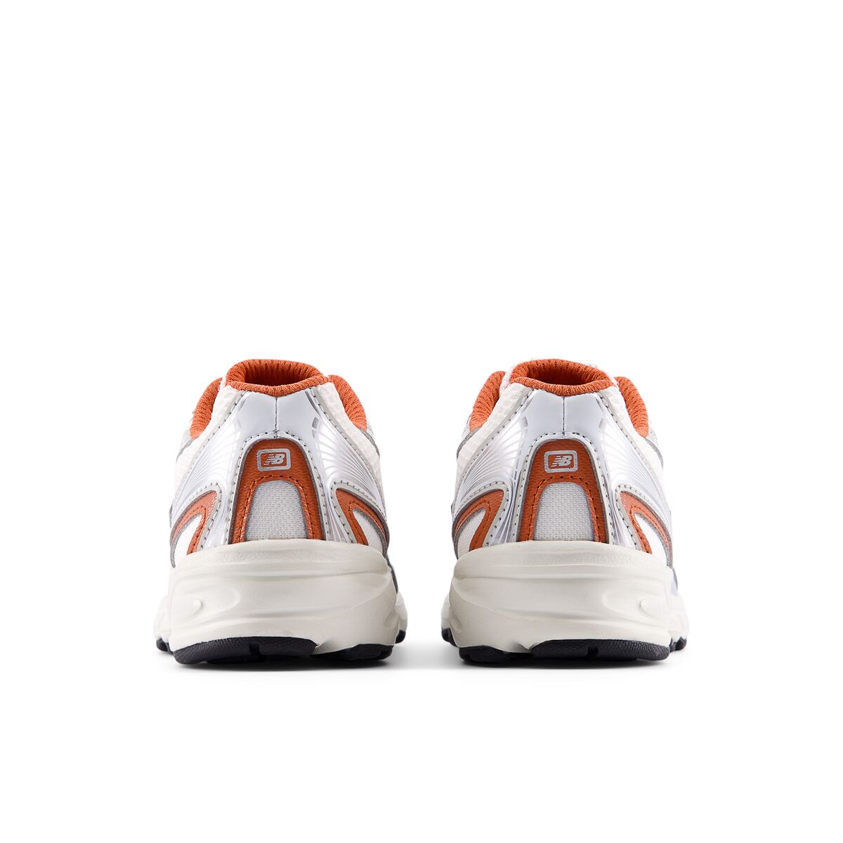 Детские кроссовки New Balance 740 Bungee Lace, цвет: Серебряный / Коричный — фото 2