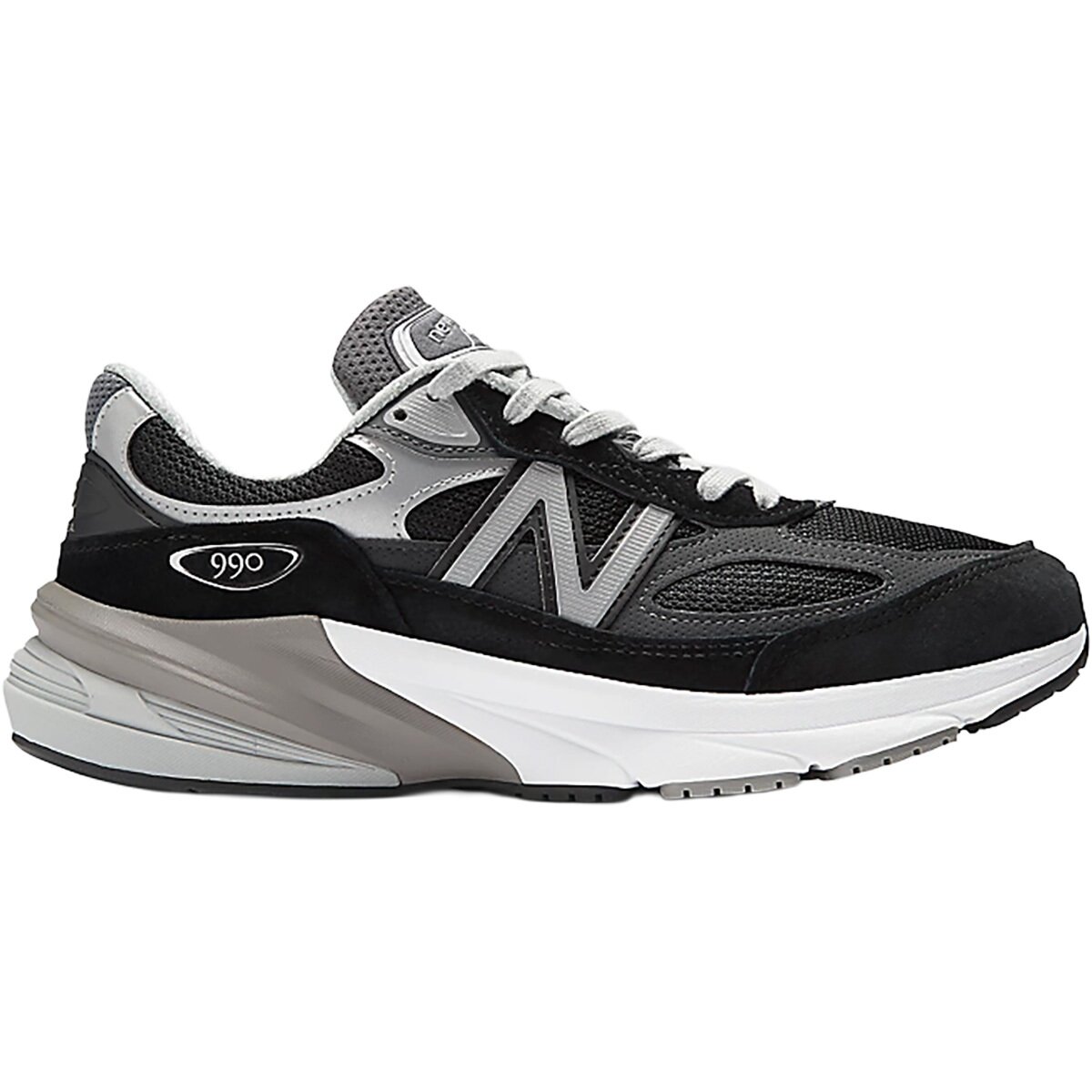 Мужские кроссовки New Balance Made in USA 990v6 Shoe - Men's, цвет: Чёрный / Белый