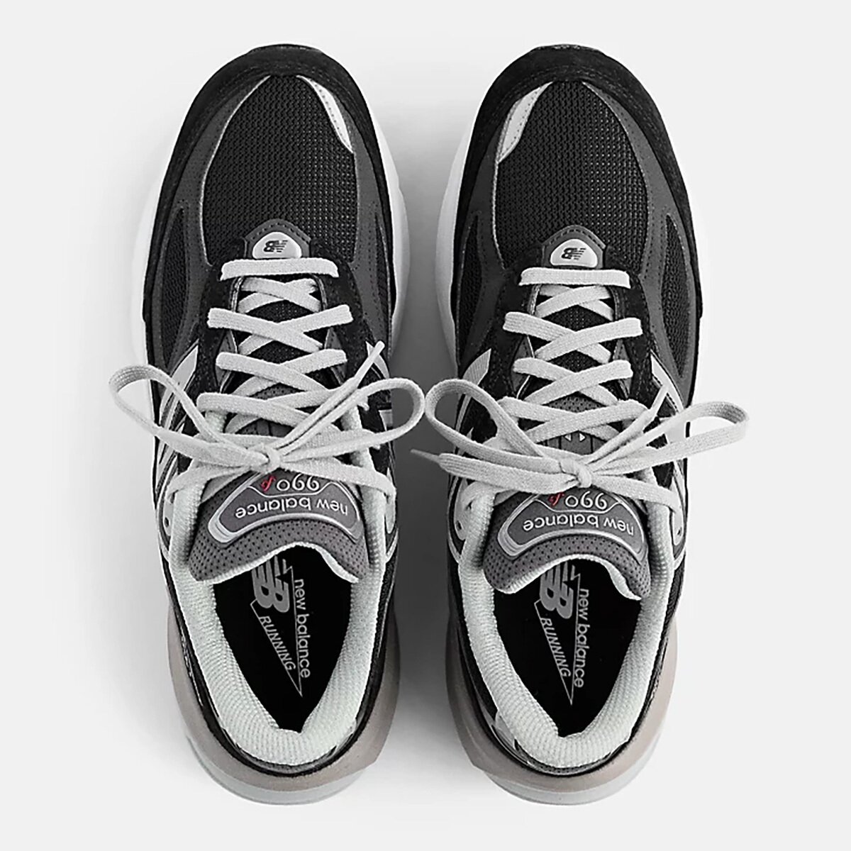 Мужские кроссовки New Balance Made in USA 990v6 Shoe - Men's, цвет: Чёрный / Белый — фото 5