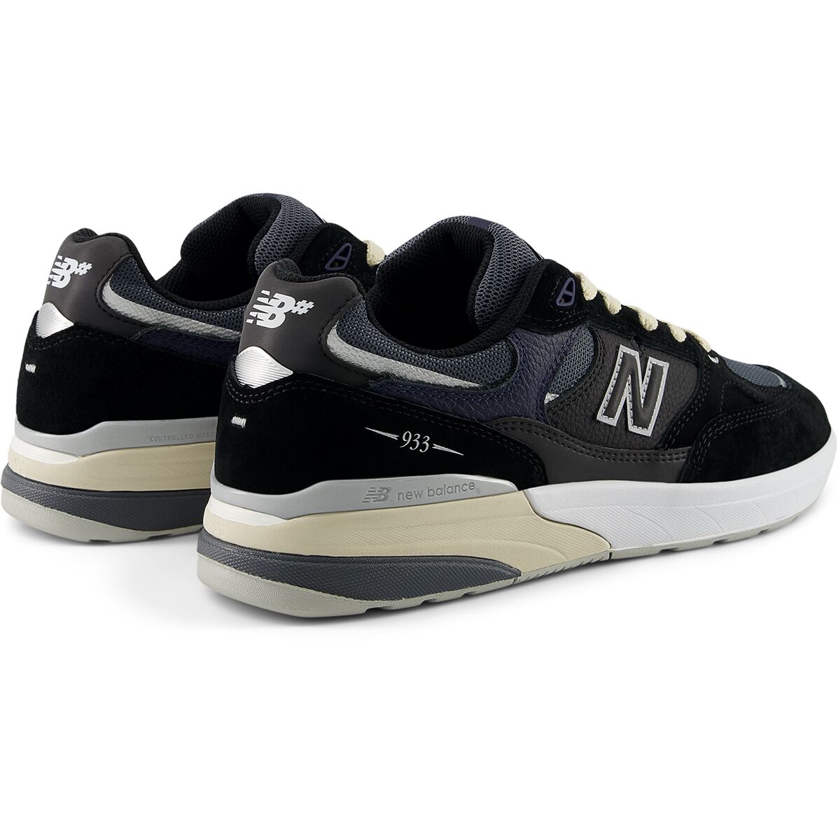 Кроссовки New Balance Numeric Andrew Reynolds 933 Shoe, цвет: Чёрный — фото 12