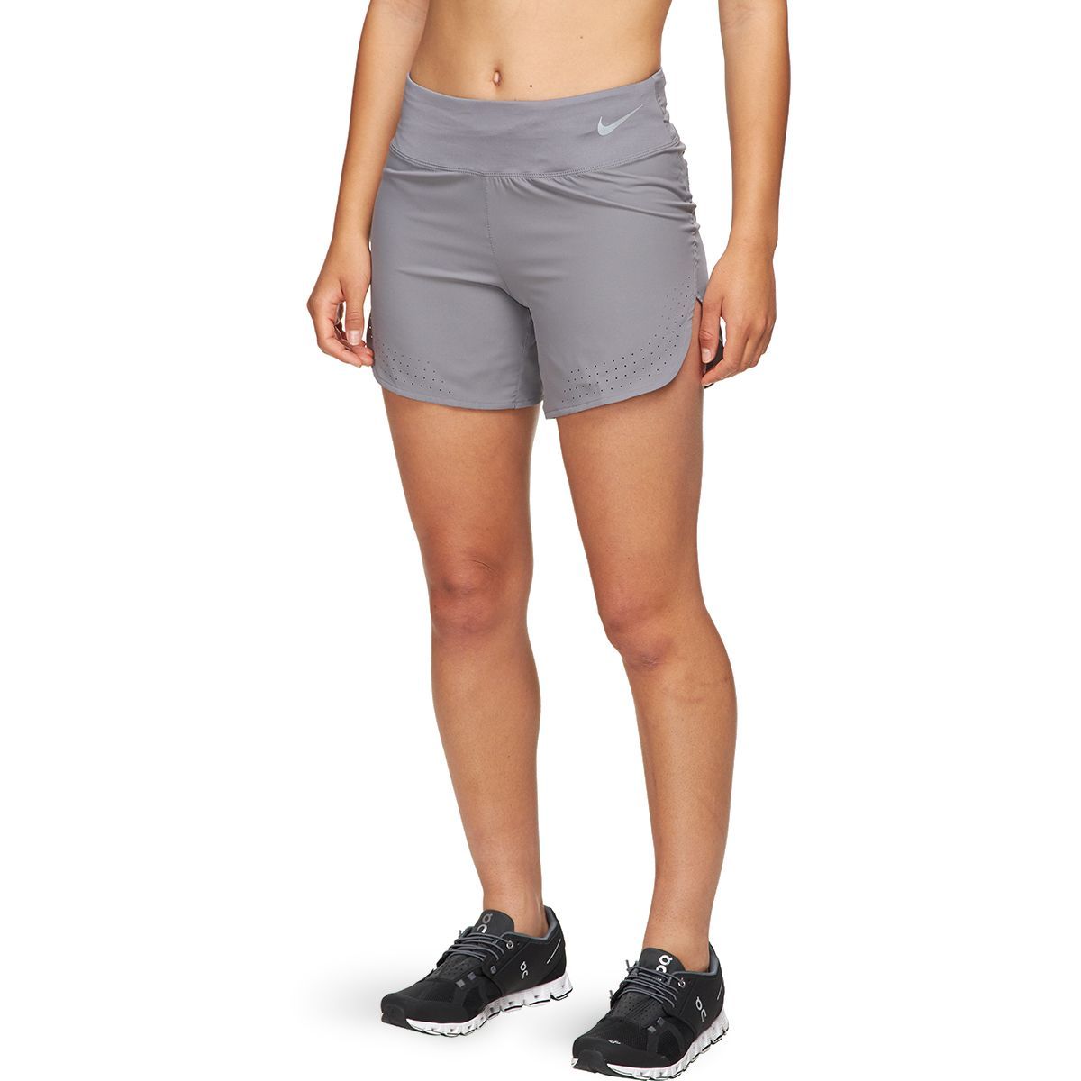 nike running eclipse 5in shorts in black