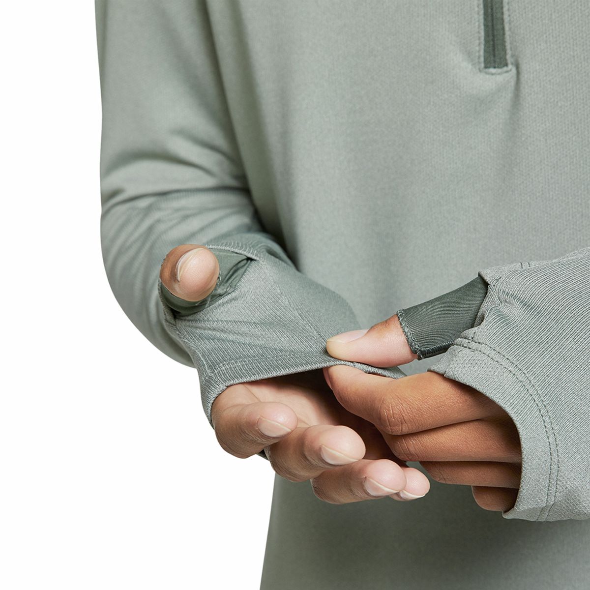 mens nike zip up top