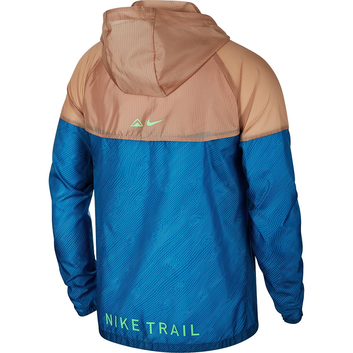 nike running wild run jacket in white