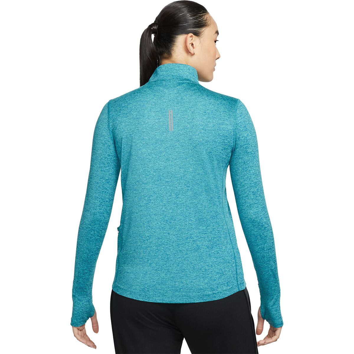 half zip nike top womens