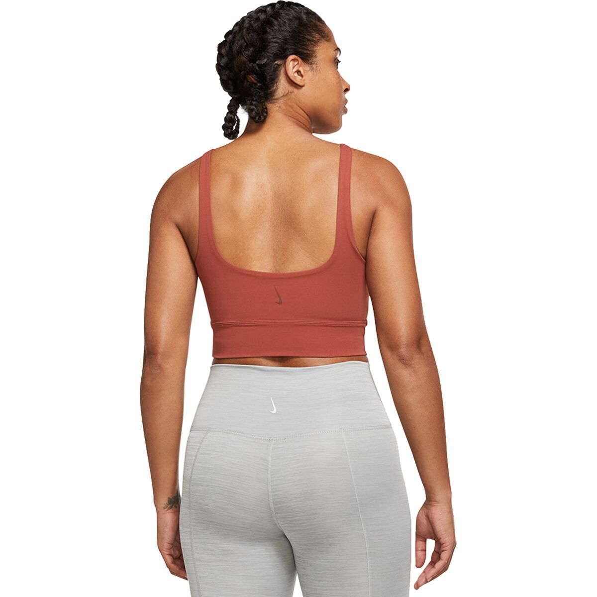 nike women's yoga luxe crop tank top