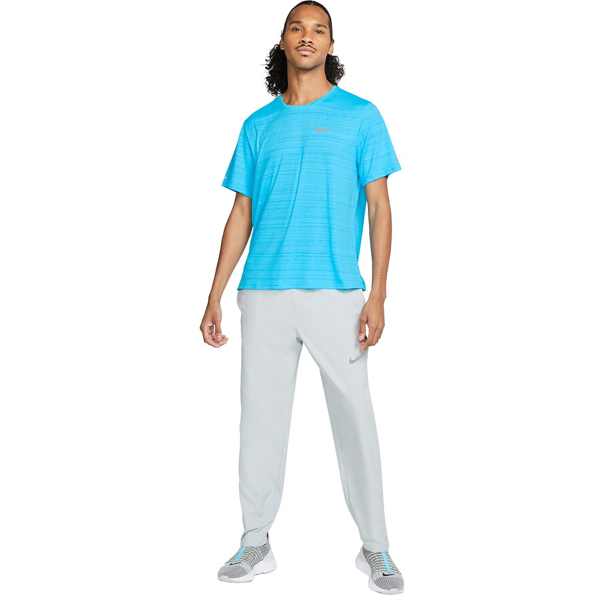 nike dry miler top ss