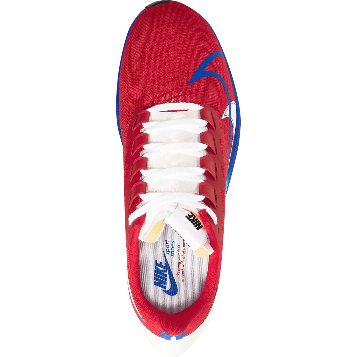 varsity red and white vapormax