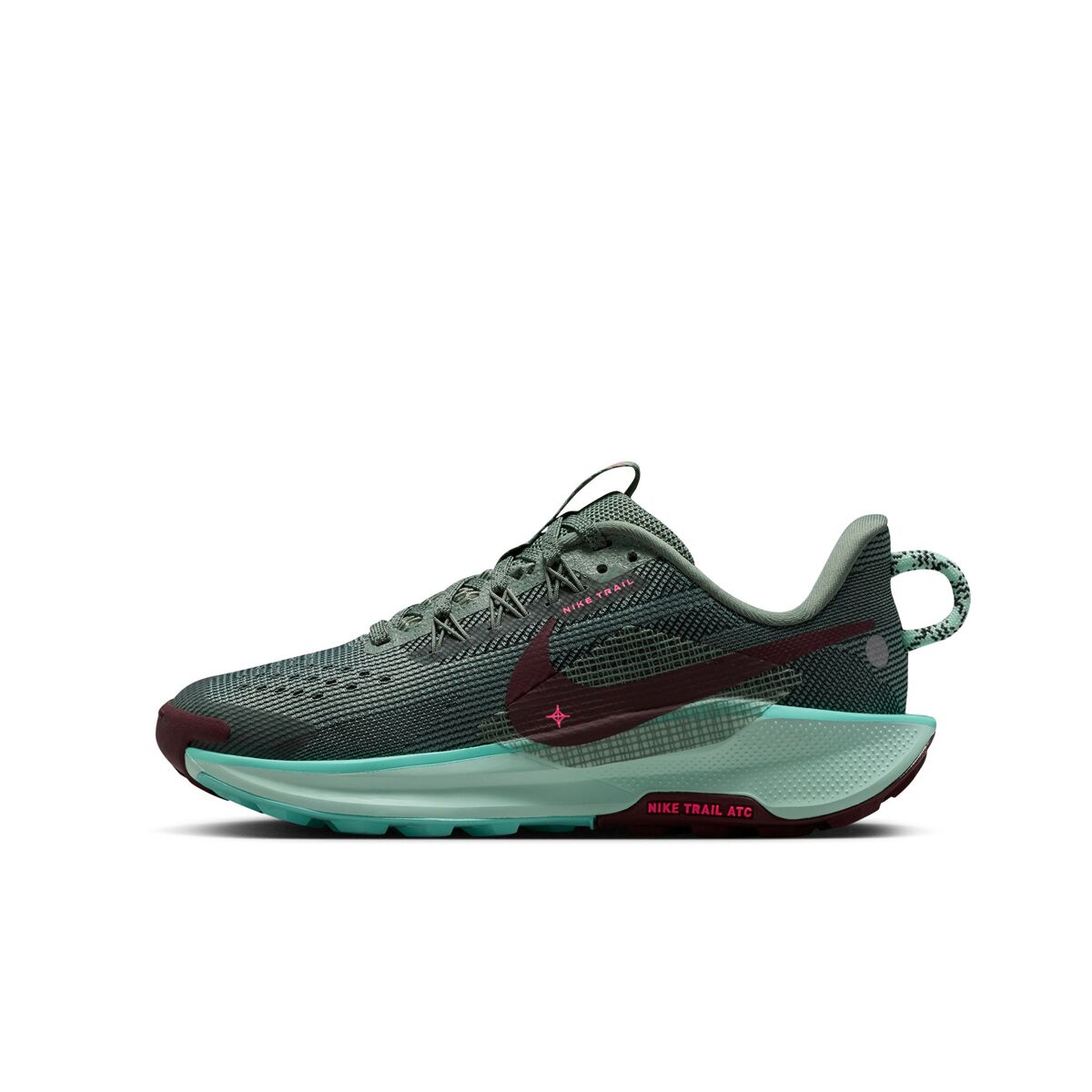 Детские кроссовки Nike Pegasus Trail 5 Shoe, цвет: Глиняный зелёный / Мятный пенный выбеленный — фото 5