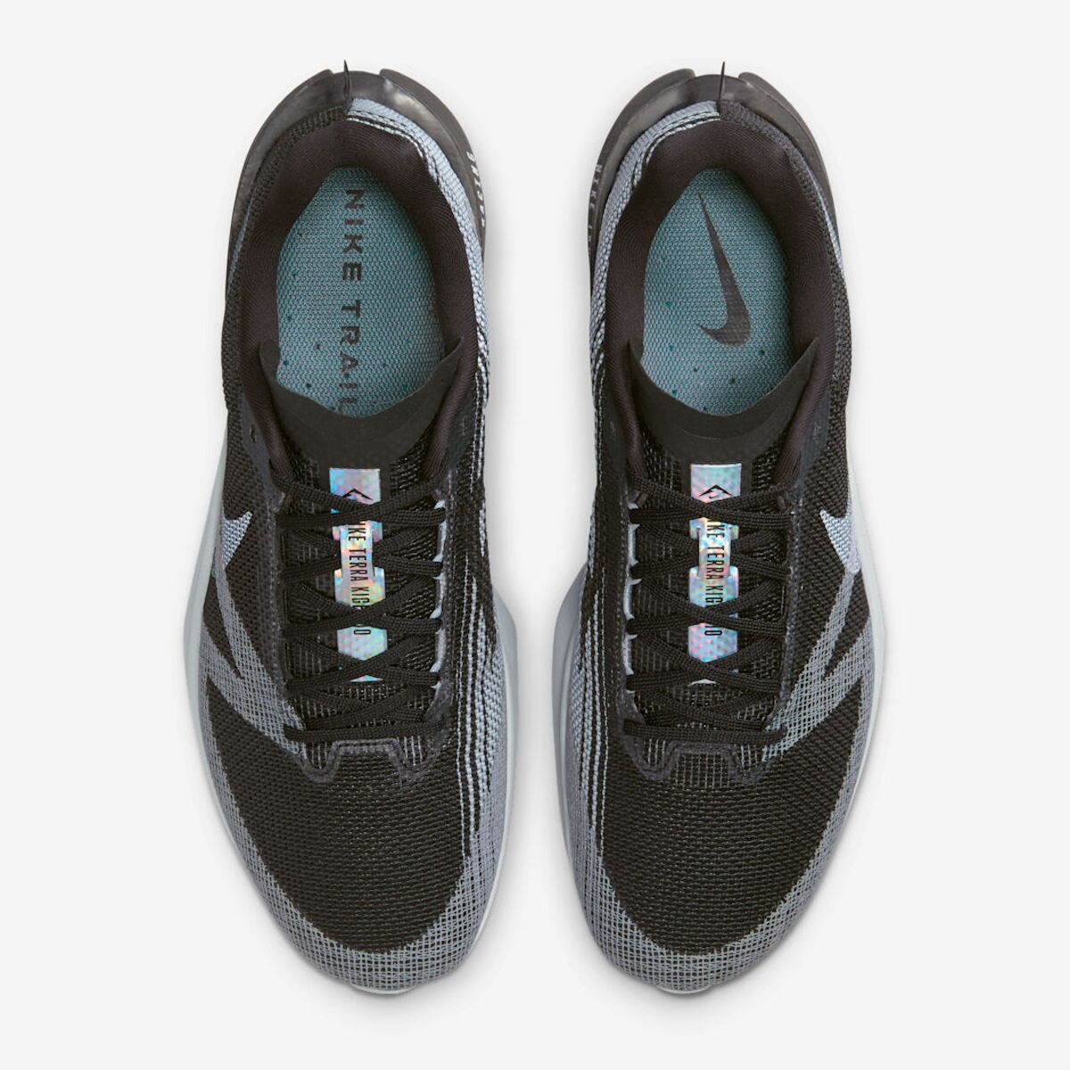 Мужские кроссовки Nike Terra Kiger 10 Trail Running, цвет: Чёрный / Белый серый — фото 5