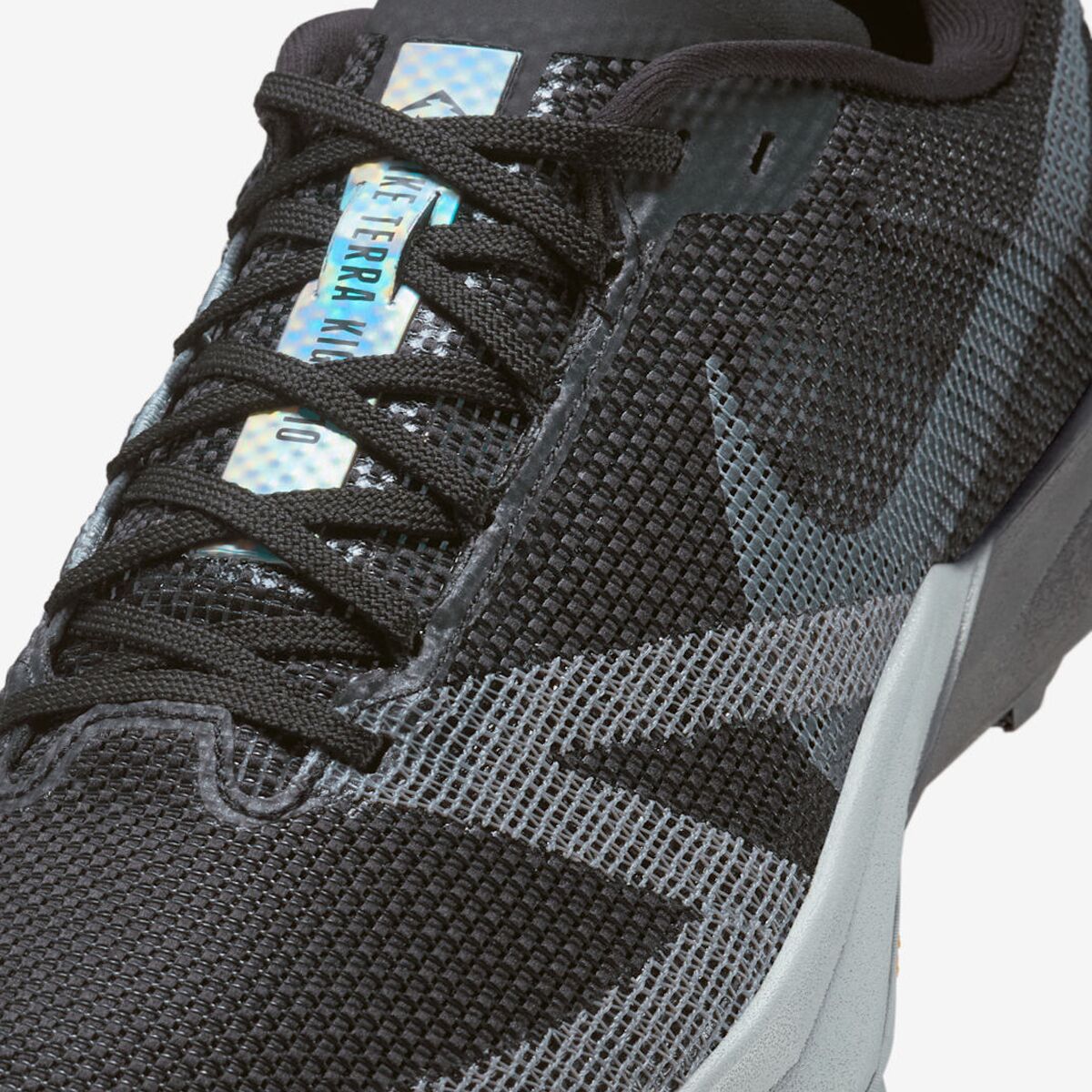 Мужские кроссовки Nike Terra Kiger 10 Trail Running, цвет: Чёрный / Белый серый — фото 8