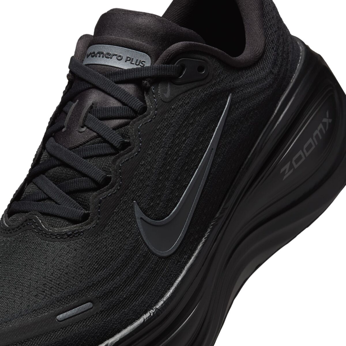 Мужские кроссовки Nike Vomero Plus Running, цвет: Чёрный / Серый — фото 11