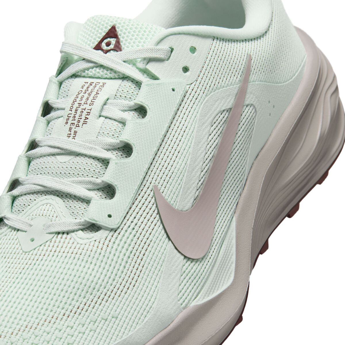 Женские кроссовки Nike Pegasus ACG Trail Running, цвет: Зелёный / Костяной серебряный сиреневый — фото 2