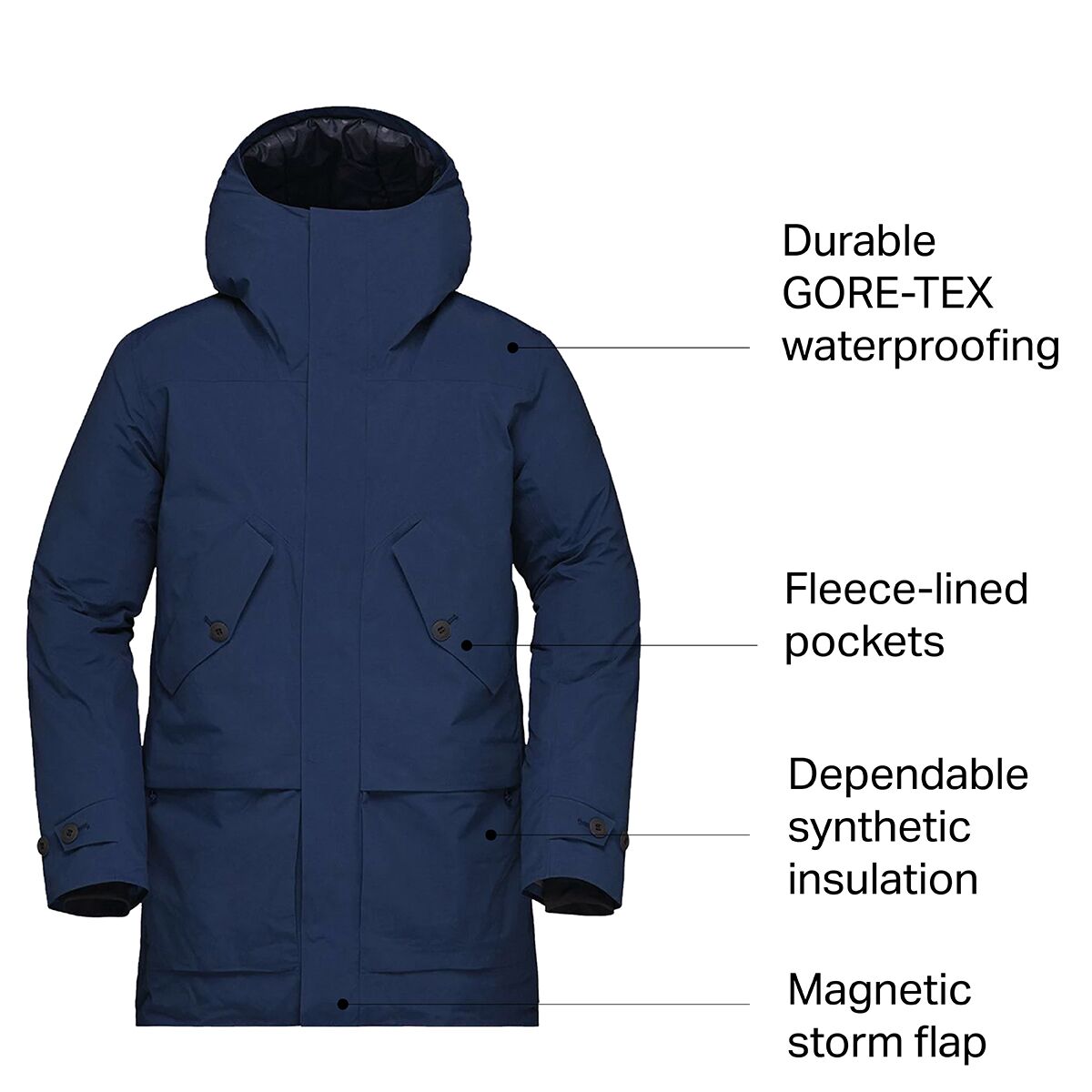 Norrona Oslo GORETEX Insulated Parka Men's Clothing