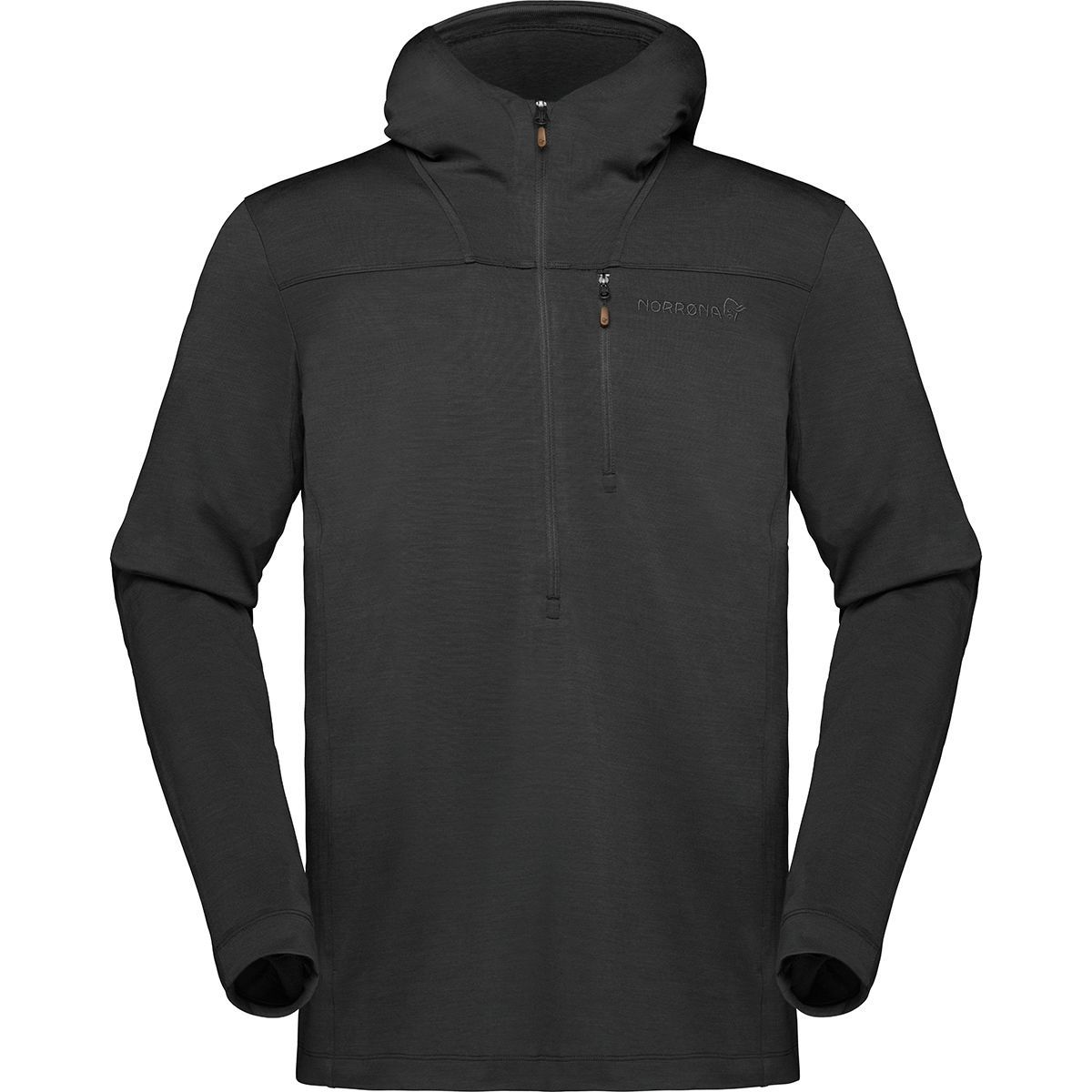 Norrona Svalbard Wool Hooded Jacket Men's Clothing