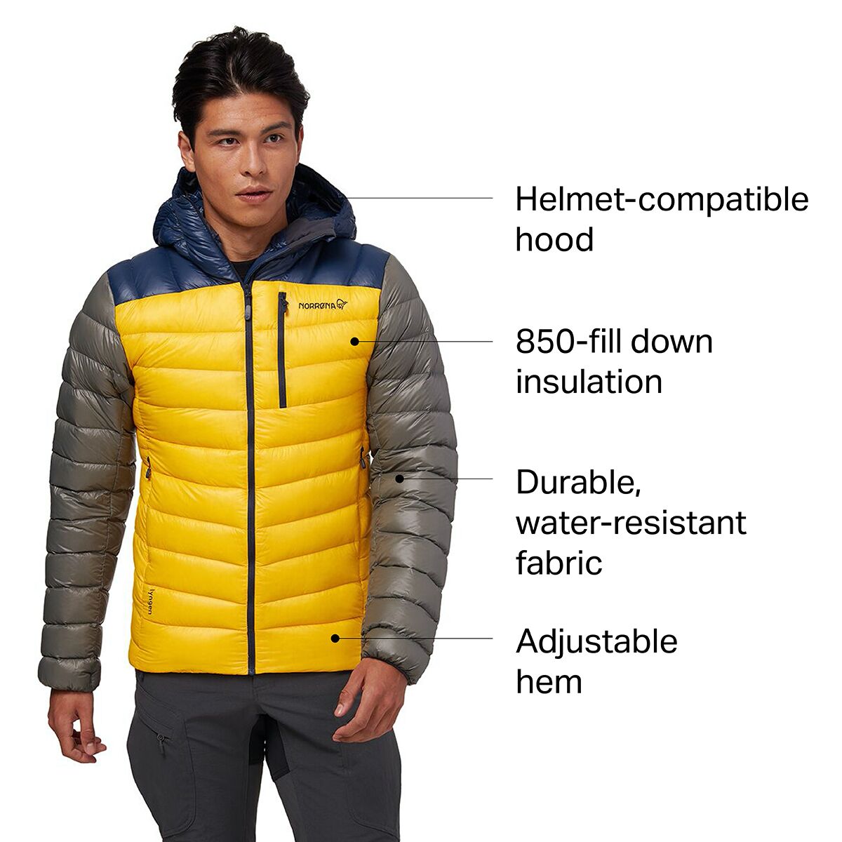 Norrona Lyngen Down850 Hooded Jacket - Men´s