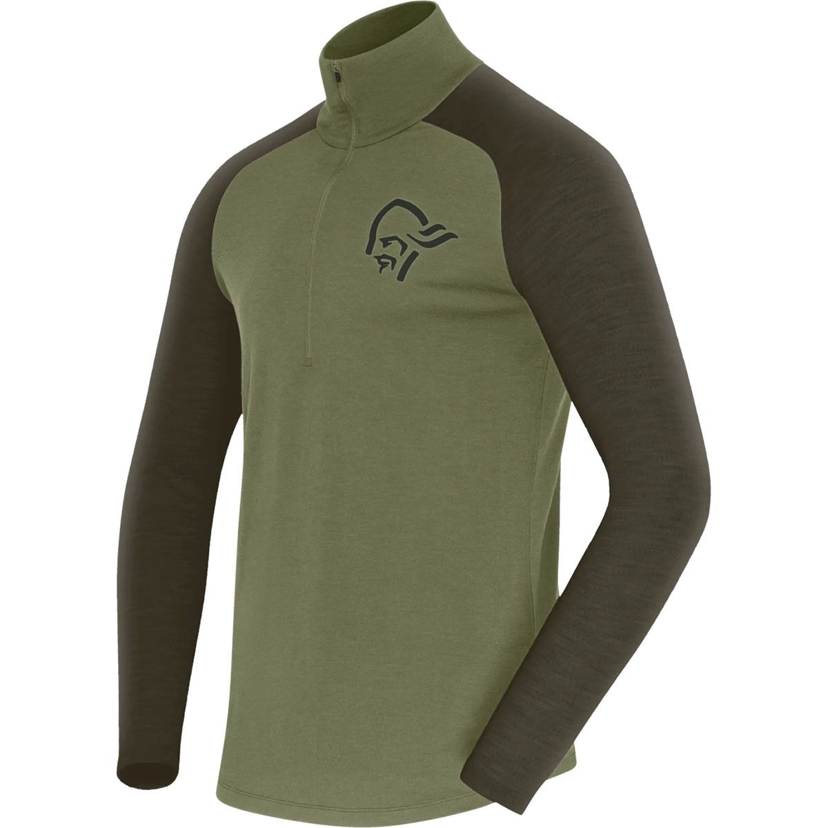 Norrona Femund PureUll Zip Neck Baselayer Top - Men´s