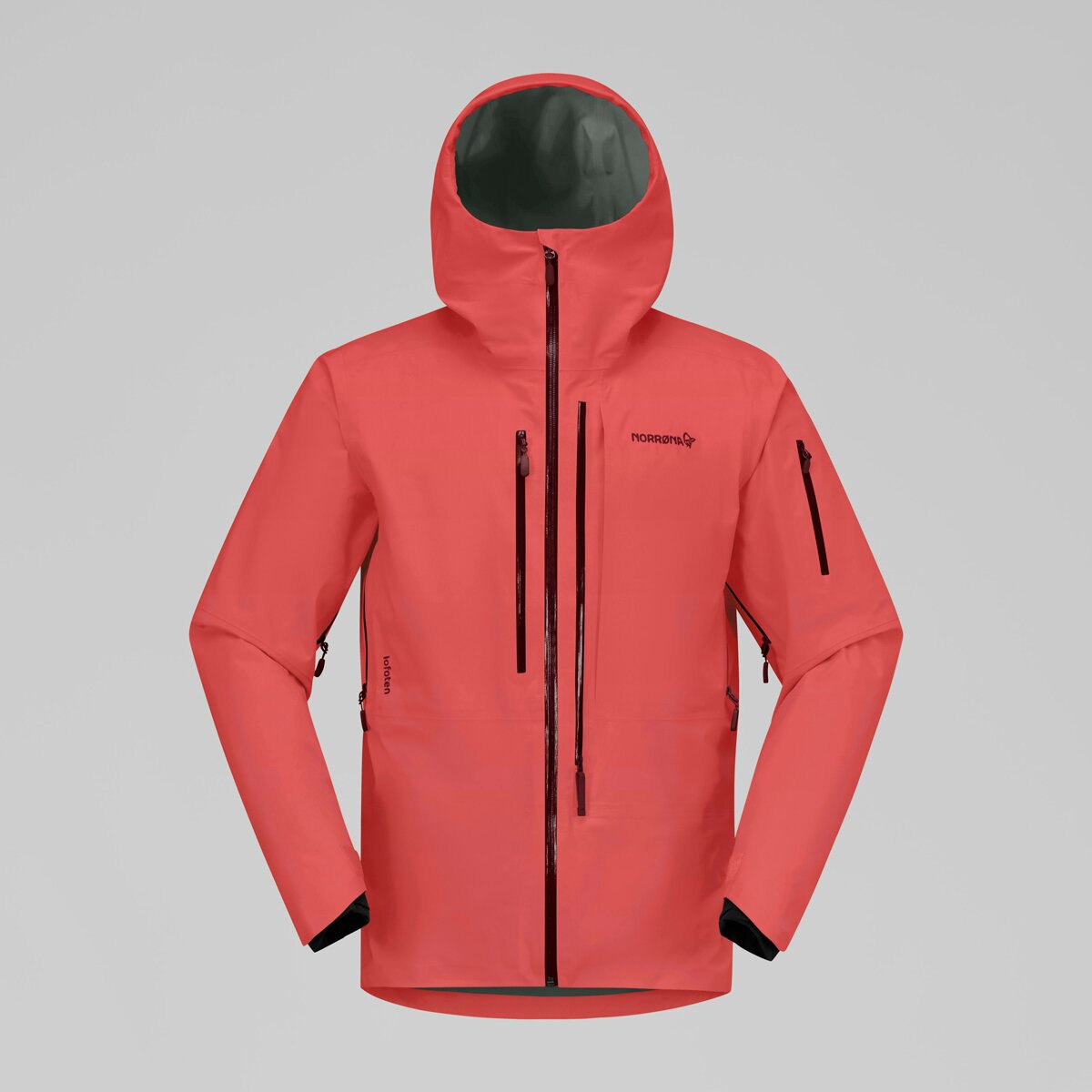 Мужская куртка Norrona Lofoten GORE-TEX Pro, цвет: Baked Apple — фото 3
