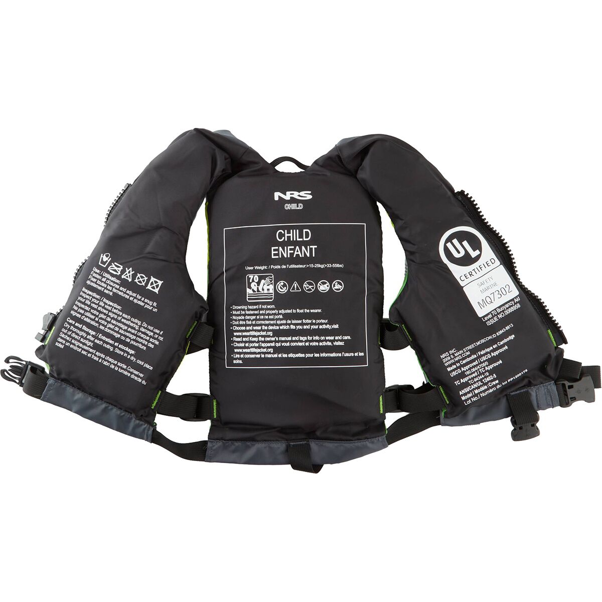 NRS Crew Personal Flotation Device - Kids´