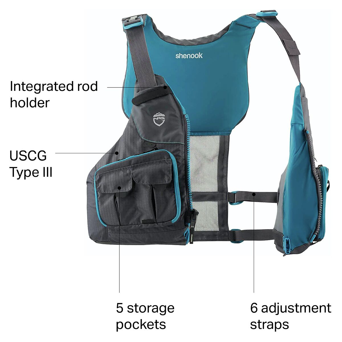 NRS Shenook Personal Flotation Device Women's Fly Fishing