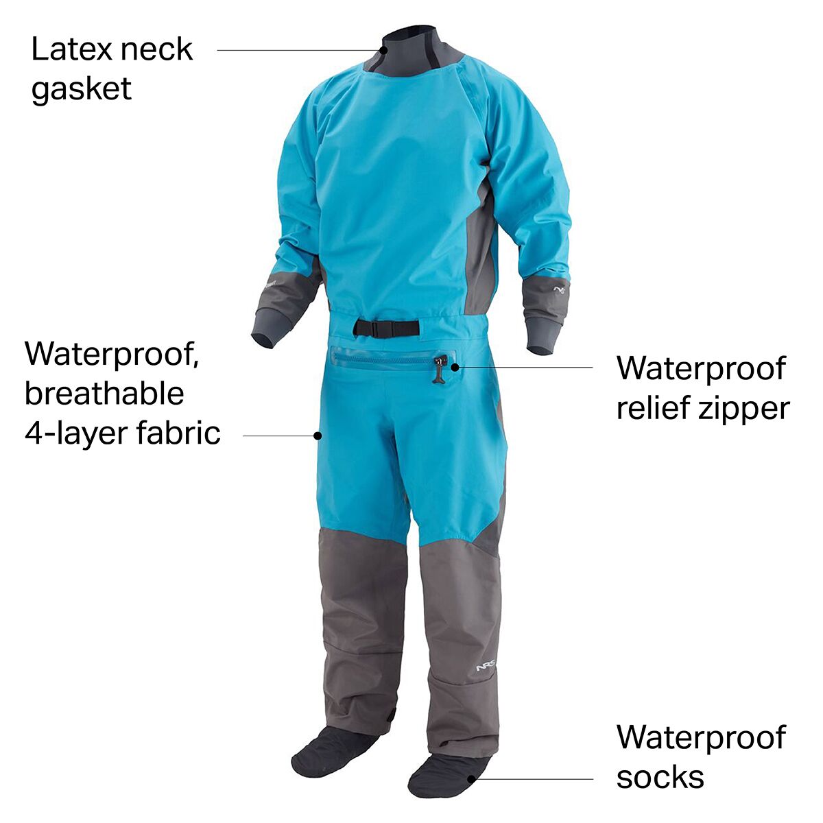 NRS Explorer Paddling Drysuit Paddle