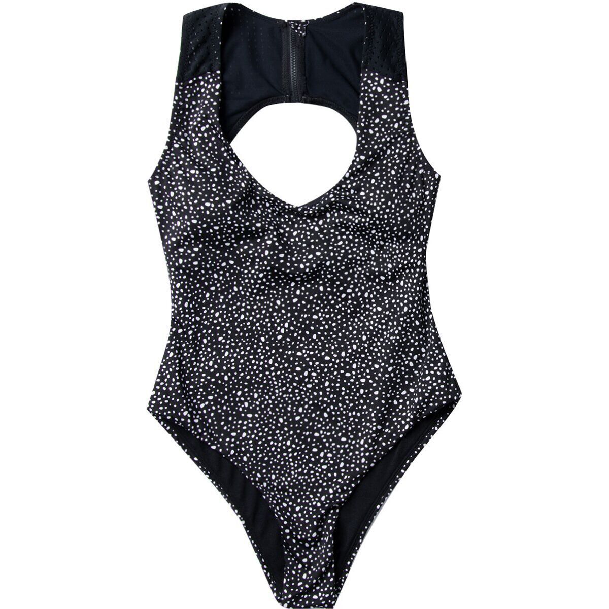 Nike Swim Water Dots Keyhole Back One-Piece Swimsuit - Women's - Clothing