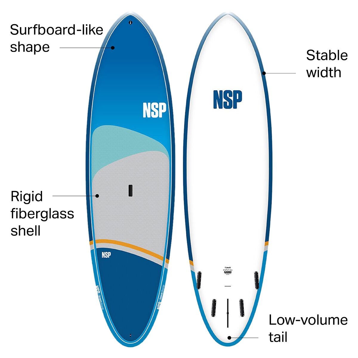 NSP Allrounder Elements StandUp Paddleboard Paddle