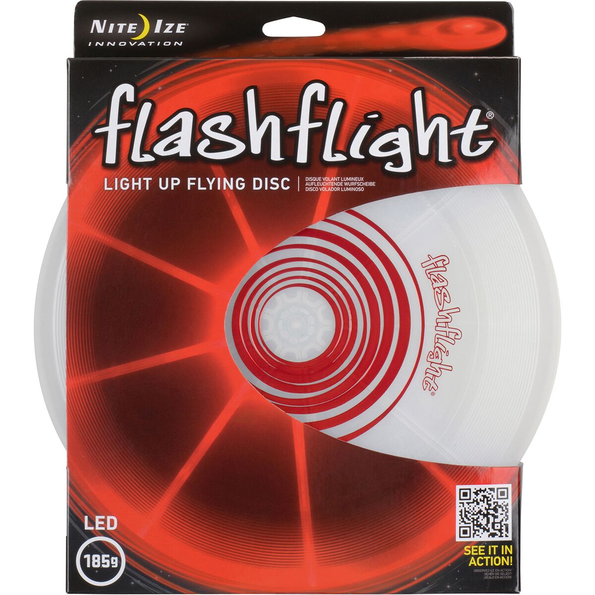 Nite Ize Flashflight LED Light Up Flying Disc