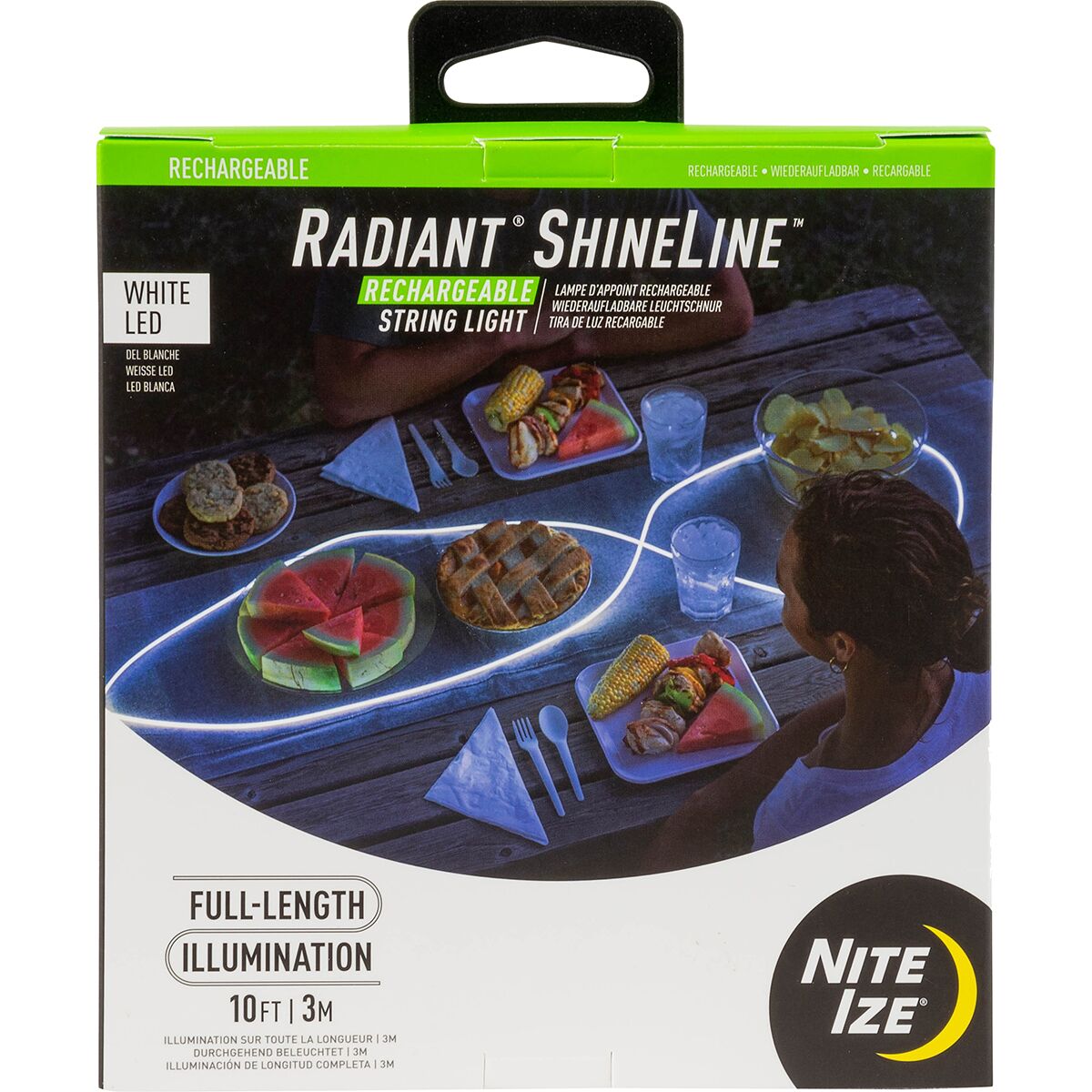 Shineline Nite Ize Radiant Rechargeable ShineLine - Hike & Camp