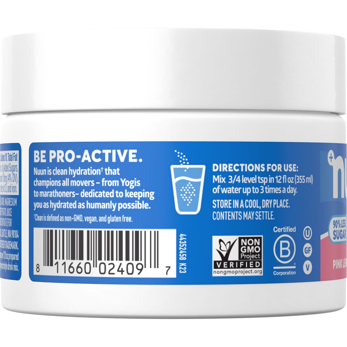 Nuun Sport Hydration Powder - 20-Serving Canister