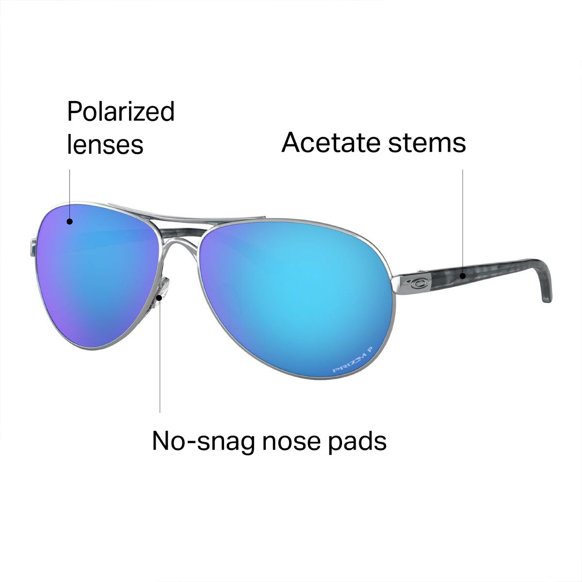 Oakley Feedback Polarized Sunglasses - Women's | Backcountry.com