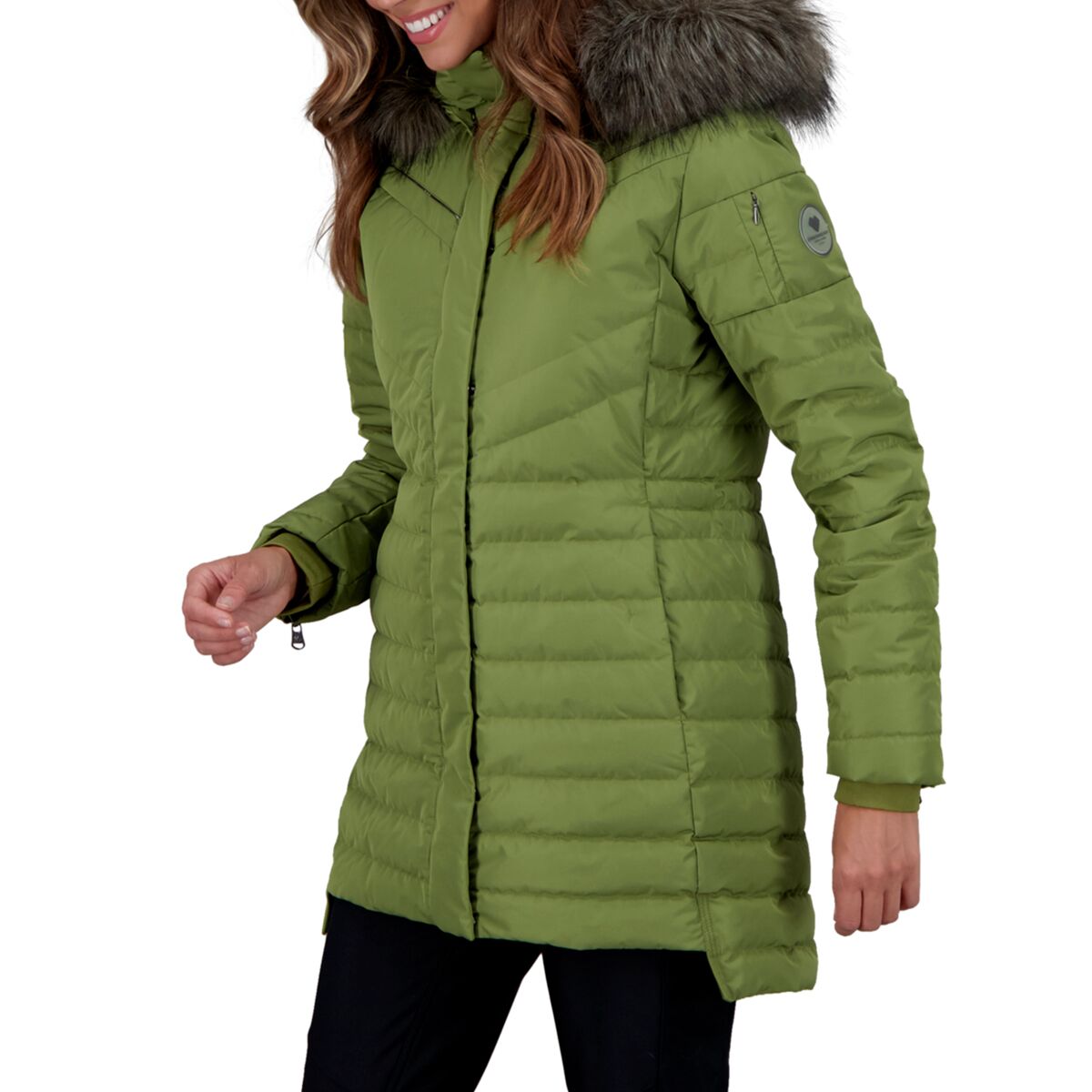 Obermeyer Blossom Faux Fur Down Parka Women's Clothing