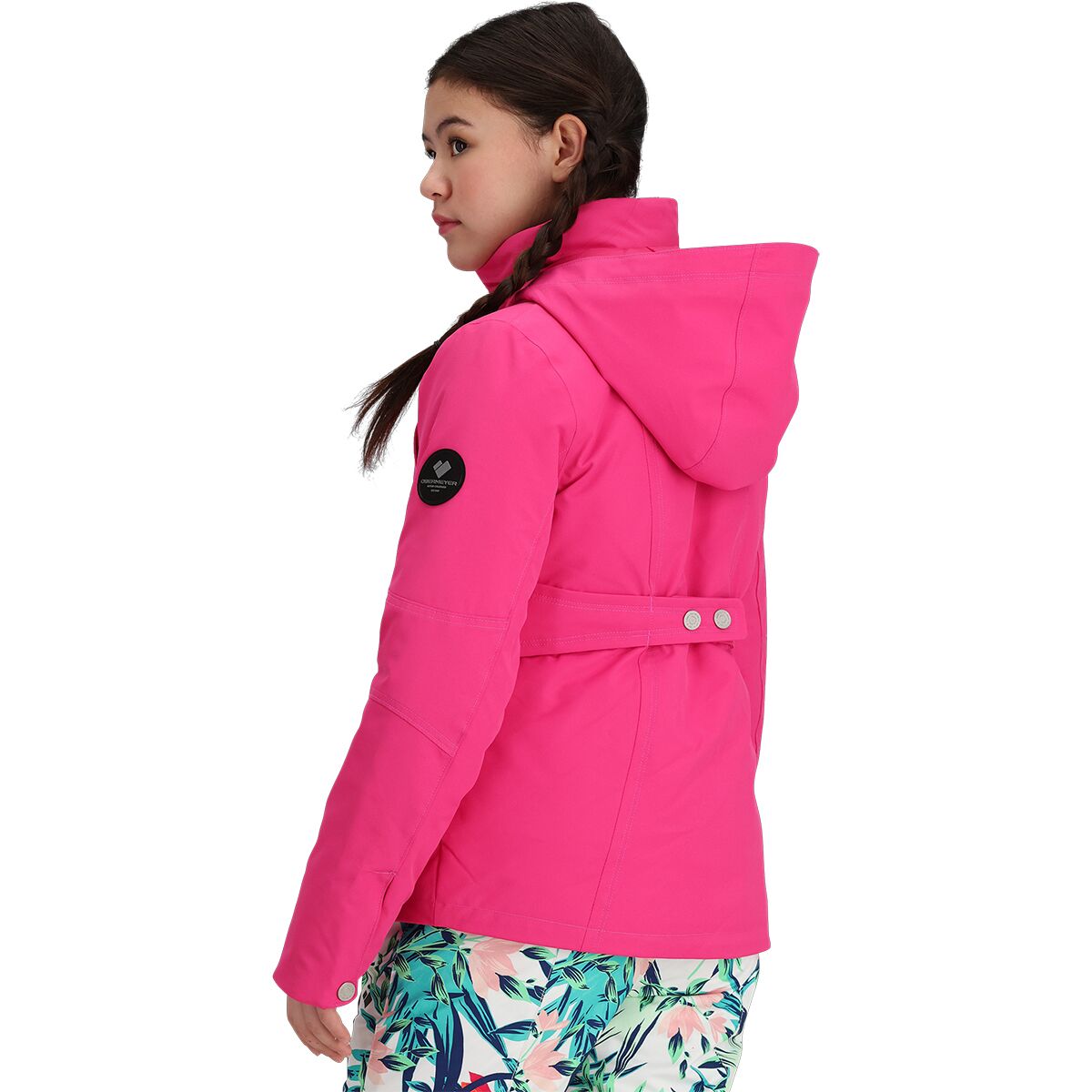 Obermeyer Youth Girl'S Rylee Print Waterproof Jacket Jackets