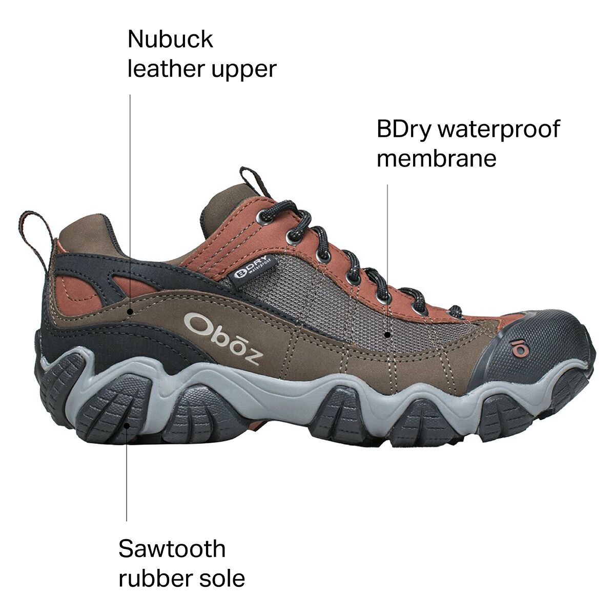 Oboz Firebrand II B-Dry Hiking Shoe - Men´s