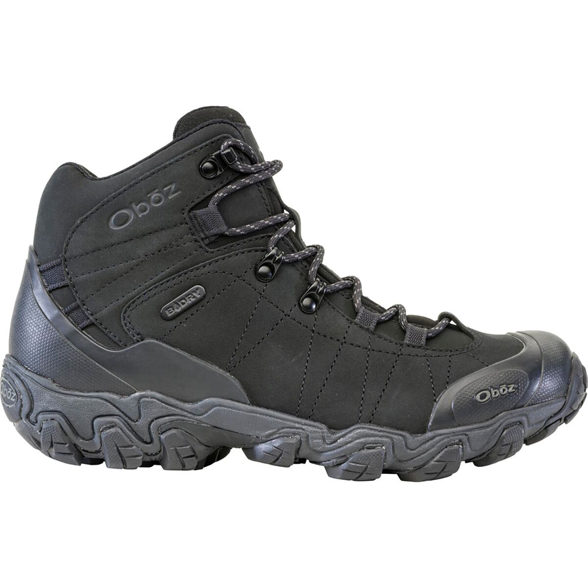 Мужские ботинки Oboz Bridger Mid B-Dry Hiking Boot, цвет: Чёрный морской