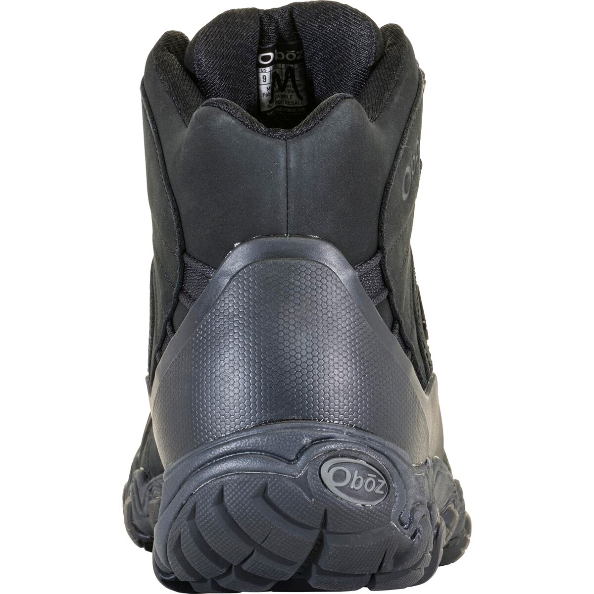Мужские ботинки Oboz Bridger Mid B-Dry Hiking Boot, цвет: Чёрный морской — фото 4