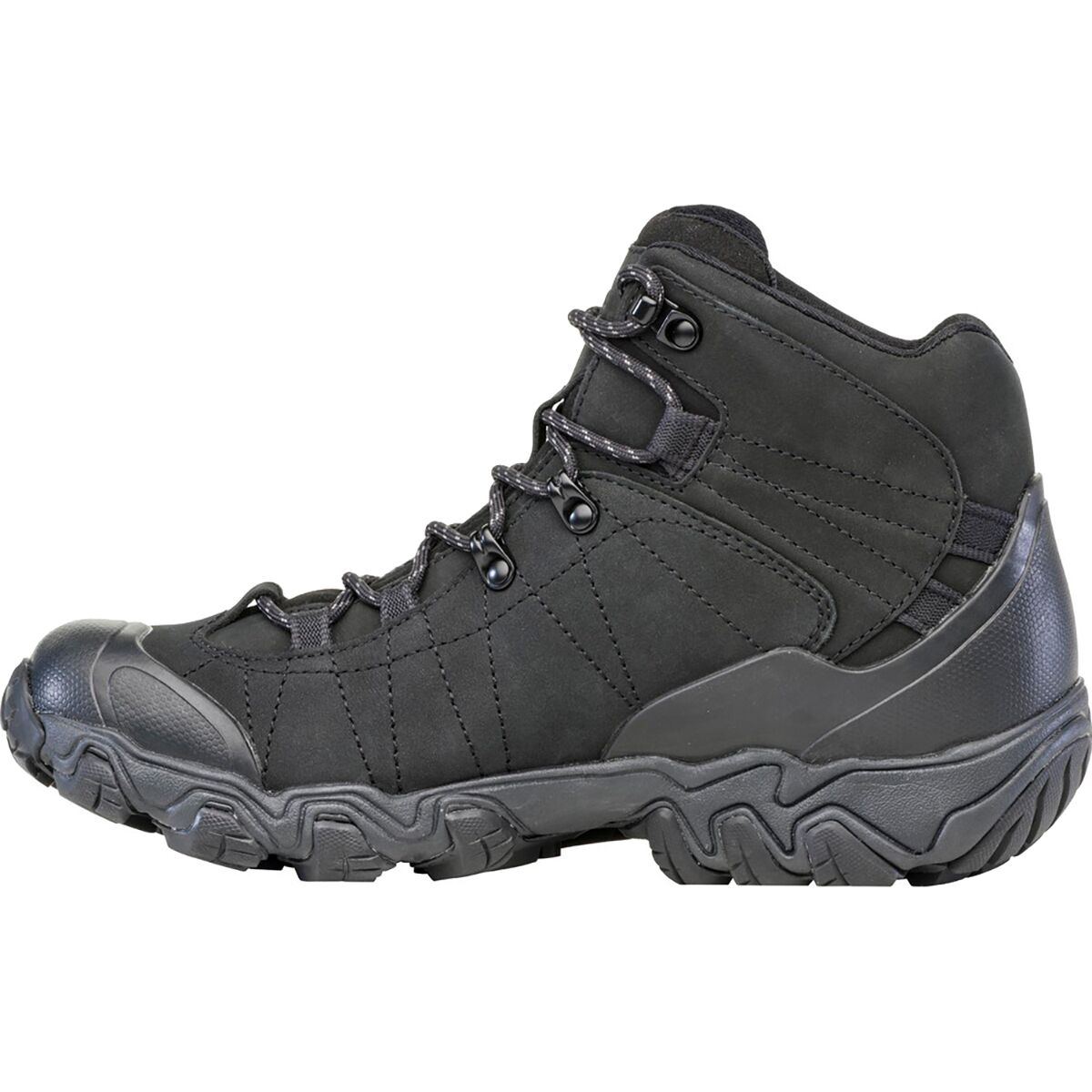 Мужские ботинки Oboz Bridger Mid B-Dry Hiking Boot, цвет: Чёрный морской — фото 6