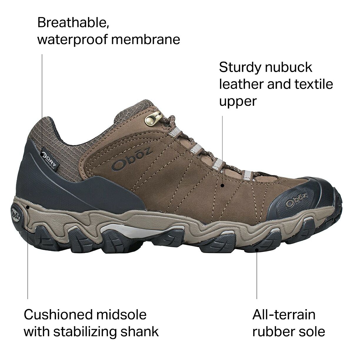 Oboz Bridger Low B-Dry Hiking Shoe - Men´s