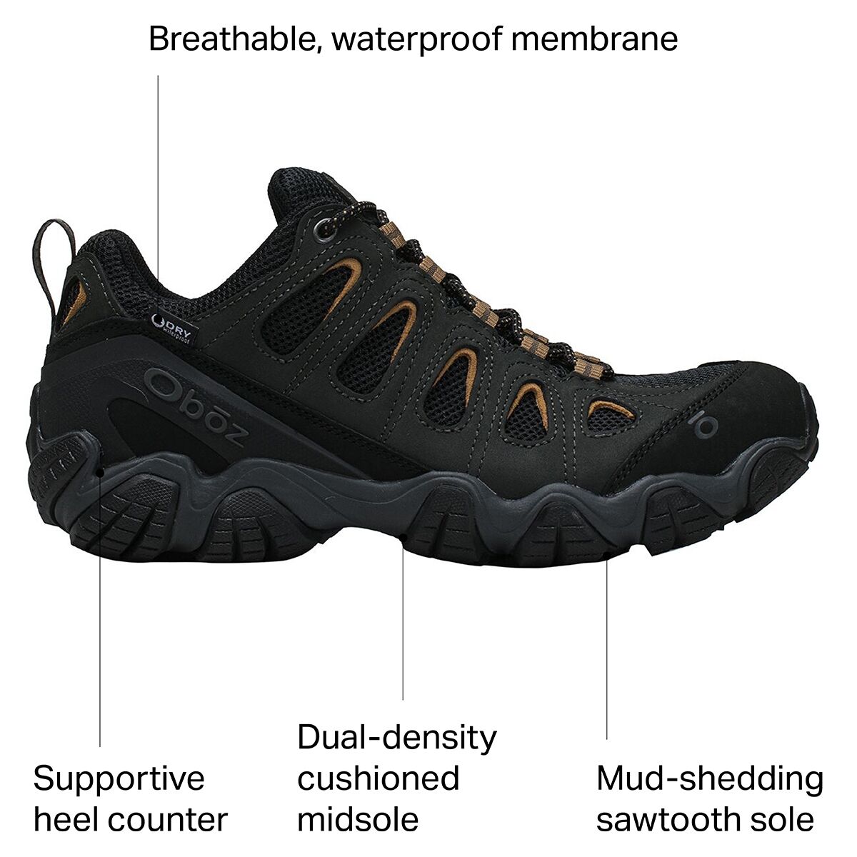 Oboz Sawtooth II Low B-Dry Hiking Shoe - Men´s