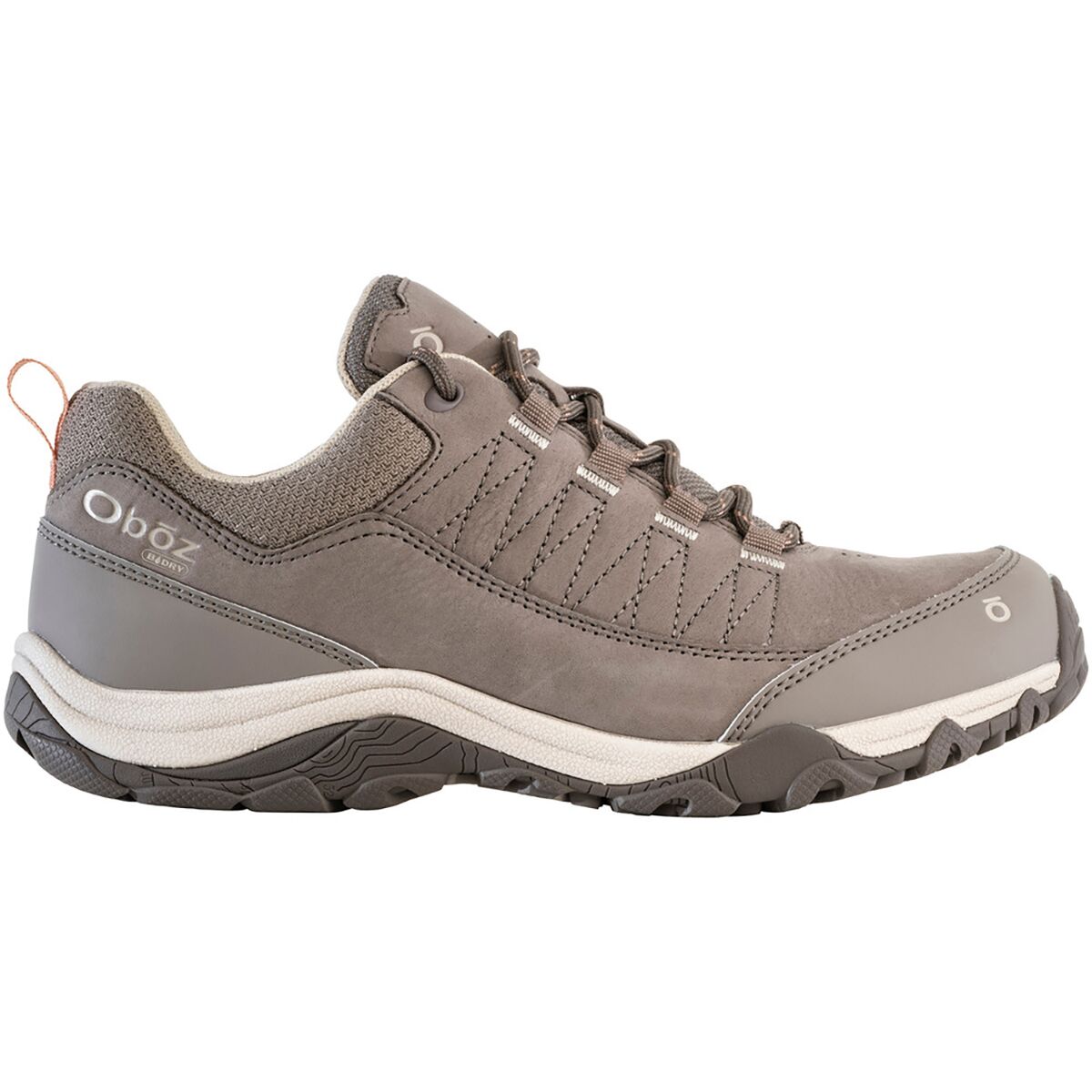 Женские кроссовки Oboz Ousel Low B-DRY Hiking, цвет: Серо-бежевый