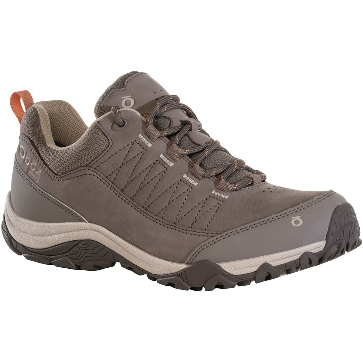 Женские кроссовки Oboz Ousel Low B-DRY Hiking, цвет: Серо-бежевый — фото 6